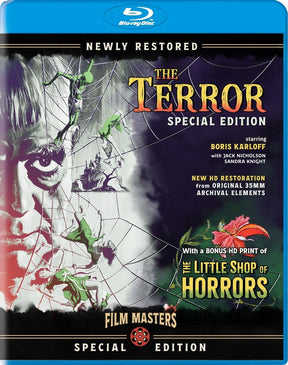 The Terror (1963) / Little Shop Of Horrors (1960) - New Blu - Ray