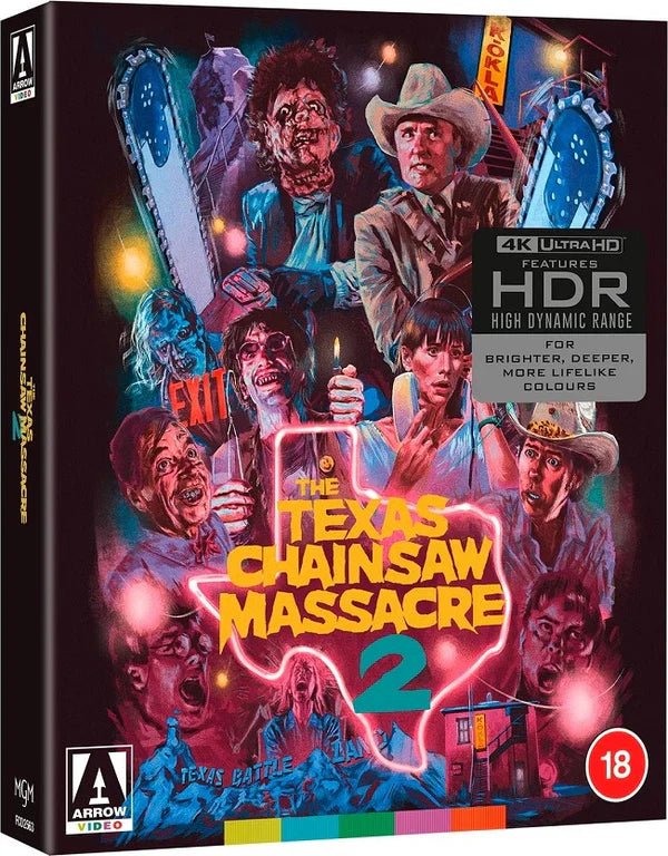 The Texas Chainsaw Massacre 2 (4K UHD, Limited Edition, Region Free/B) - New 4K UHD