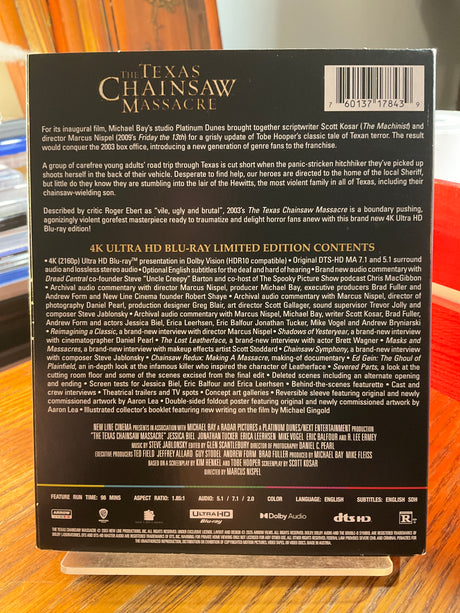 The Texas Chainsaw Massacre (2003) (4K UHD, Limited Edition) w/SLIP USED