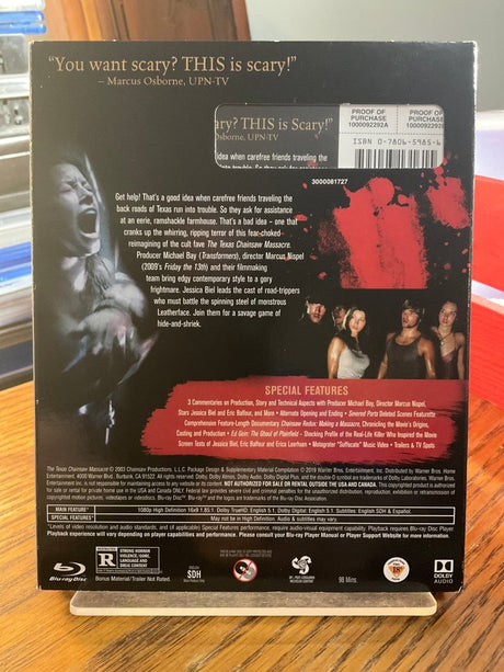 The Texas Chainsaw Massacre (2003) w/LENTICULAR SLIP USED - Used Blu - Ray