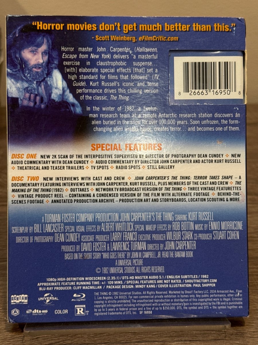 The Thing (Shout! Factory) w/SLIP USED - Used Blu-Ray – Orbit DVD