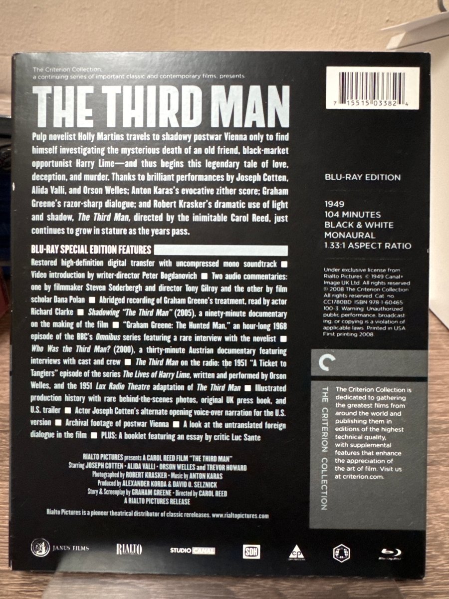 The Third Man (64) USED - Used Blu - Ray