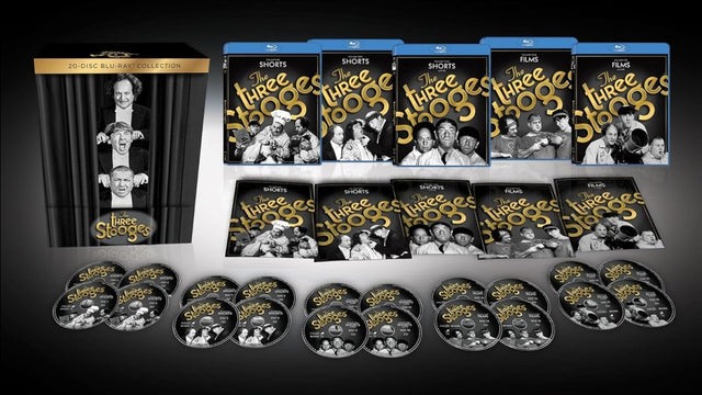 The Three Stooges (Limited Edition 20 - Disc Blu - Ray Collection) - New Blu - Ray