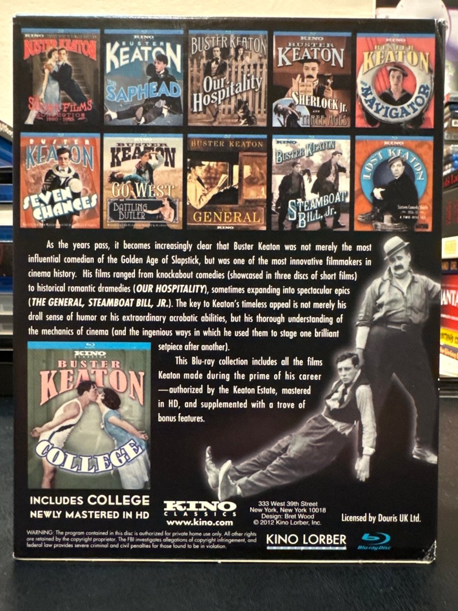 The Ultimate Buster Keaton Collection (14 - Disc Blu - ray Box Set) USED - Used Blu - Ray