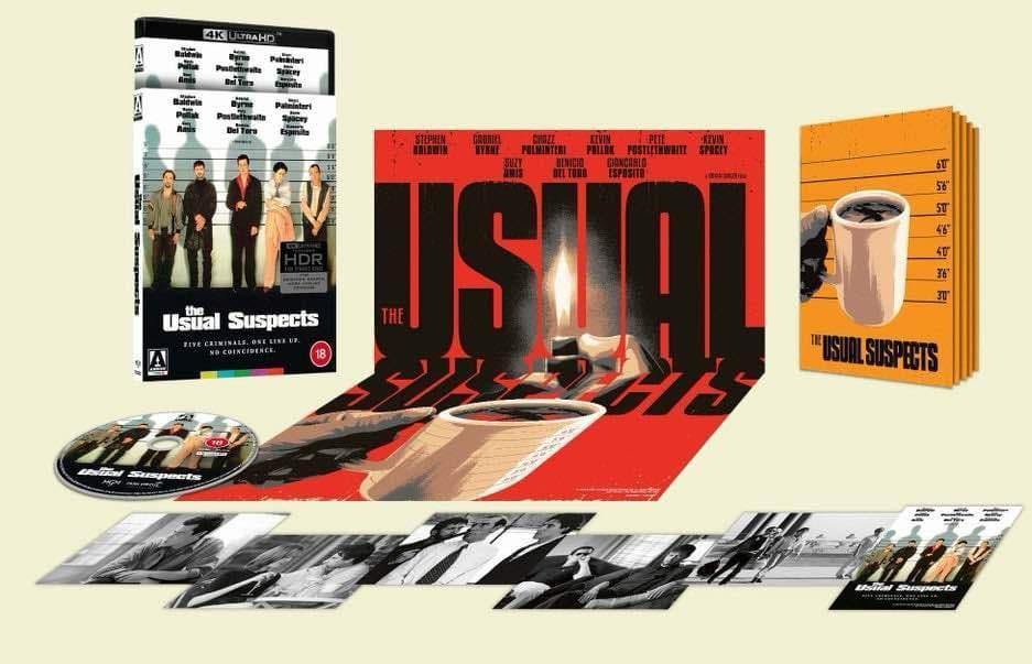 The Usual Suspects (4K UHD, Limited Edition, Region Free) w/SLIP