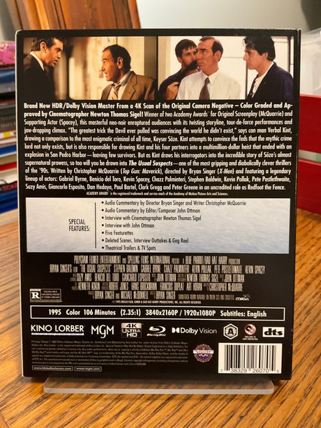 The Usual Suspects 4K UHD W/SLIP USED