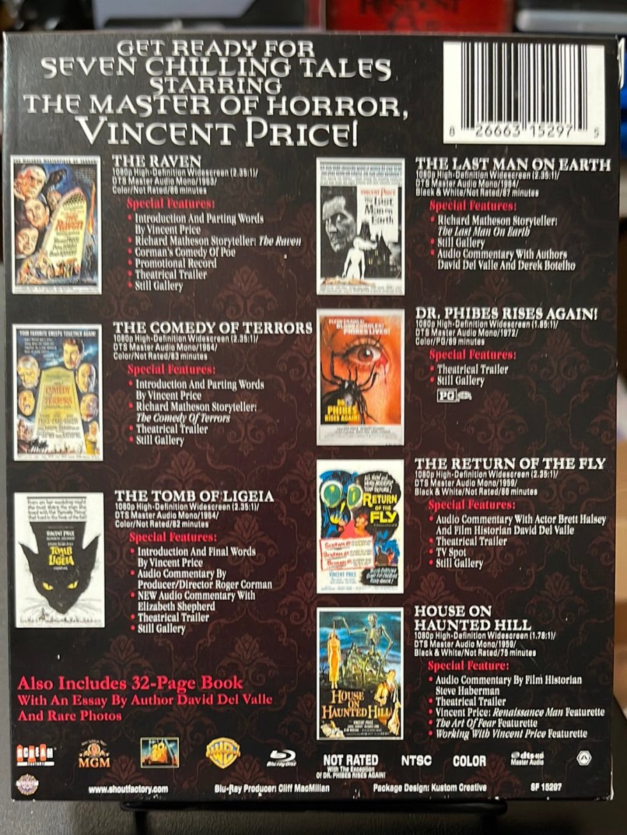 The Vincent Price Collection II w/SLIPCASE USED - Used Blu-Ray