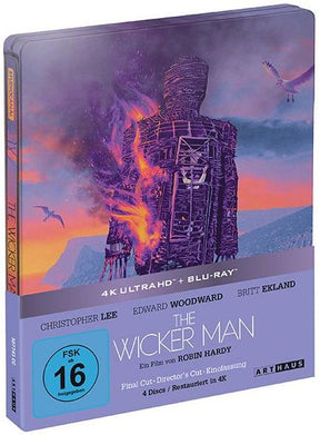 The Wicker Man (4K UHD, Limited German Edition Steelbook, Region Free/B) - New 4K UHD