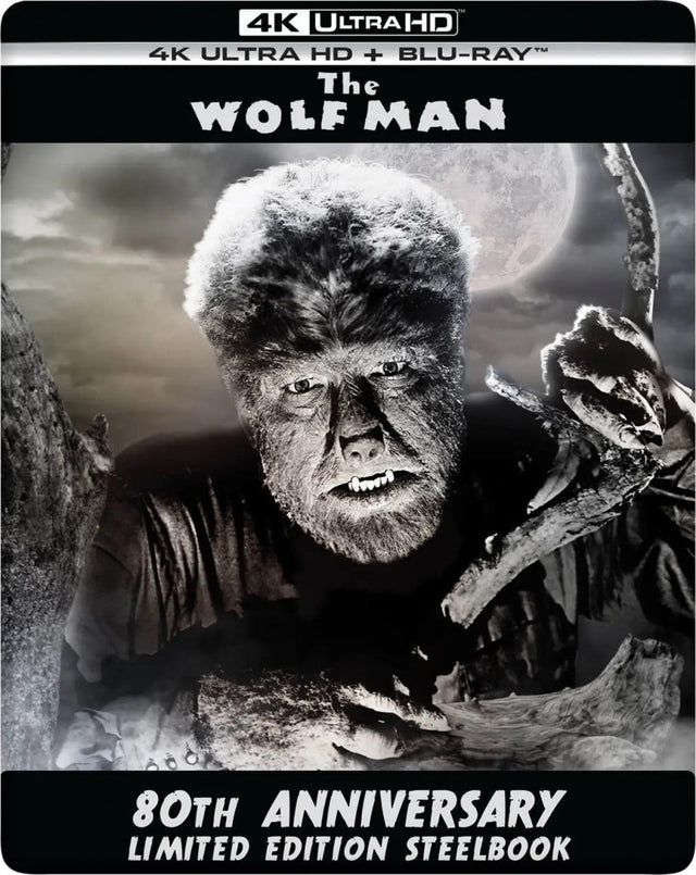 The Wolf Man (UK 4K UHD, Limited Edition Steelbook, Region Free/B) - New 4K UHD