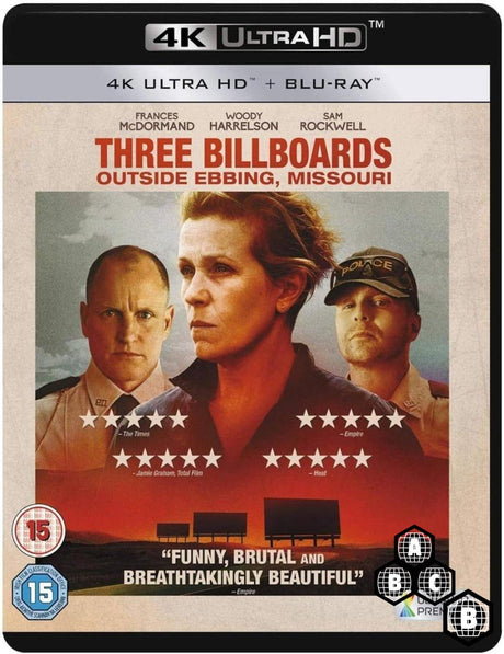 Three Billboards Outside Ebbing Missouri (4K UHD, Region Free/B) w/SLIP