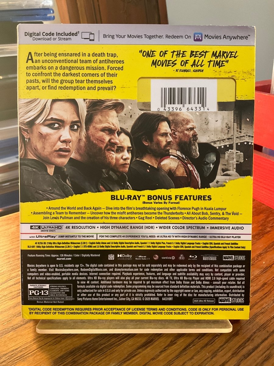 Thunderbolts (4K UHD) w/SLIP USED - Used 4K UHD