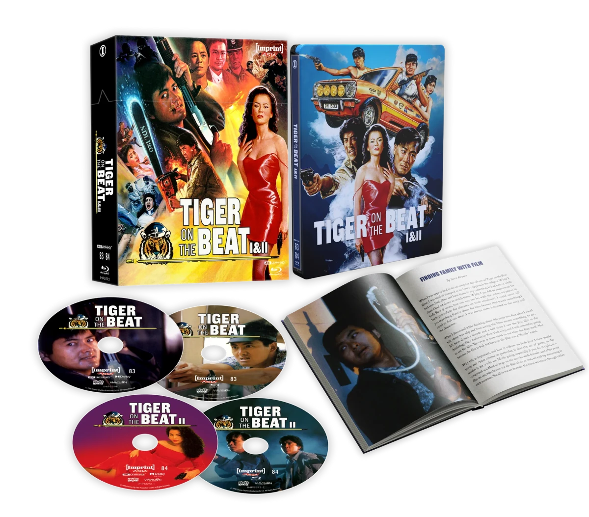Tiger on the Beat I & II (4K UHD, Imprint Limited Edition Hardbox + Steelbook, Region Free)