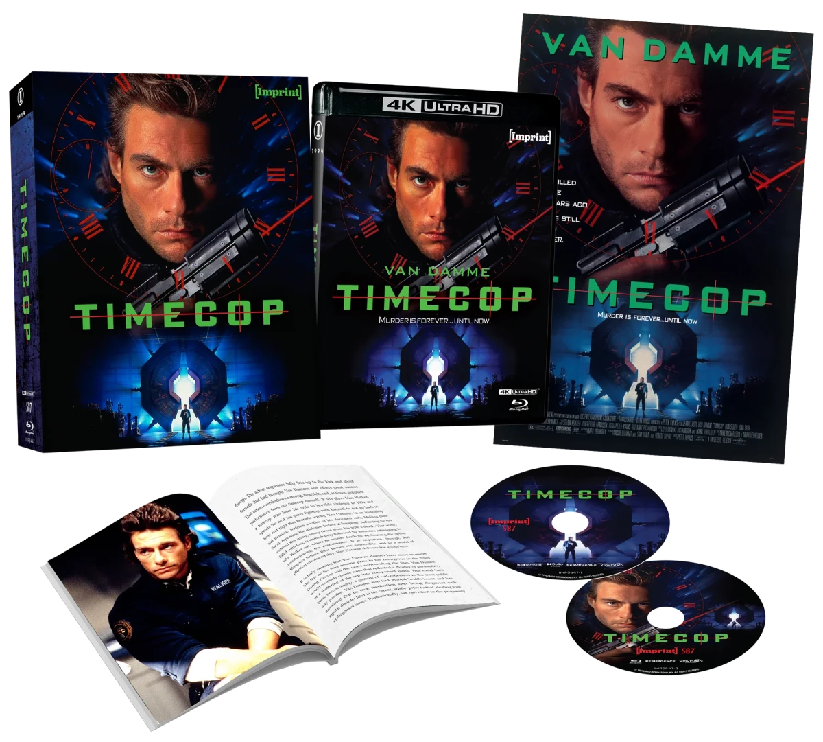 Timecop (4K UHD, Imprint Limited Edition Hardbox, Region Free) - New 4K UHD