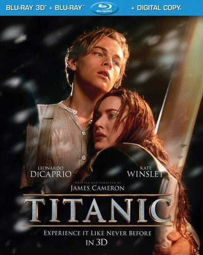 Titanic (3-D BluRay / BluRay COMBO) w/Slip USED