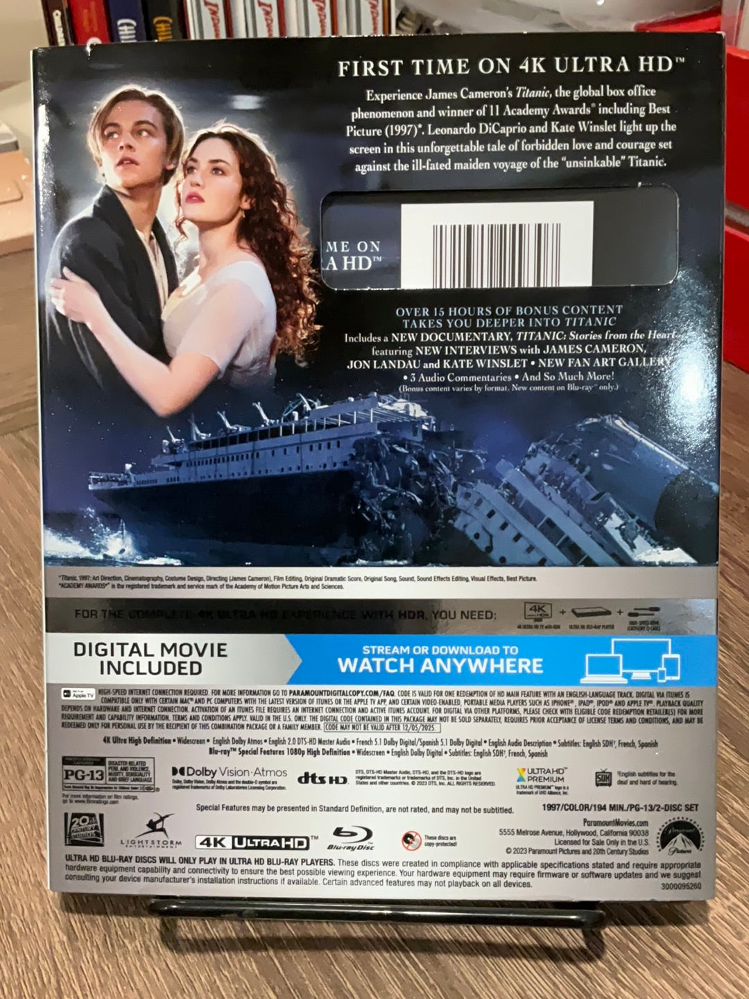 Titanic 4K UHD W/SLIP USED
