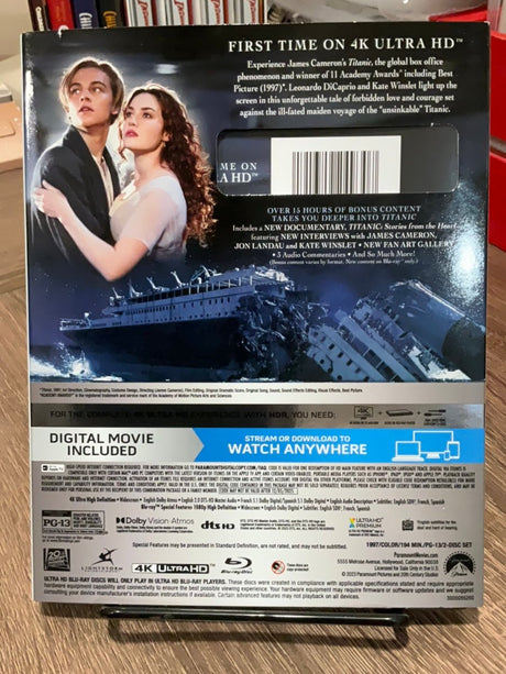 Titanic 4K UHD W/SLIP USED