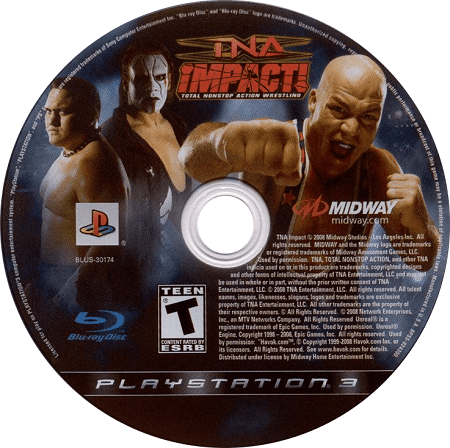 TNA Impact Playstation 3 LOOSE - Video Games - Playstation 3