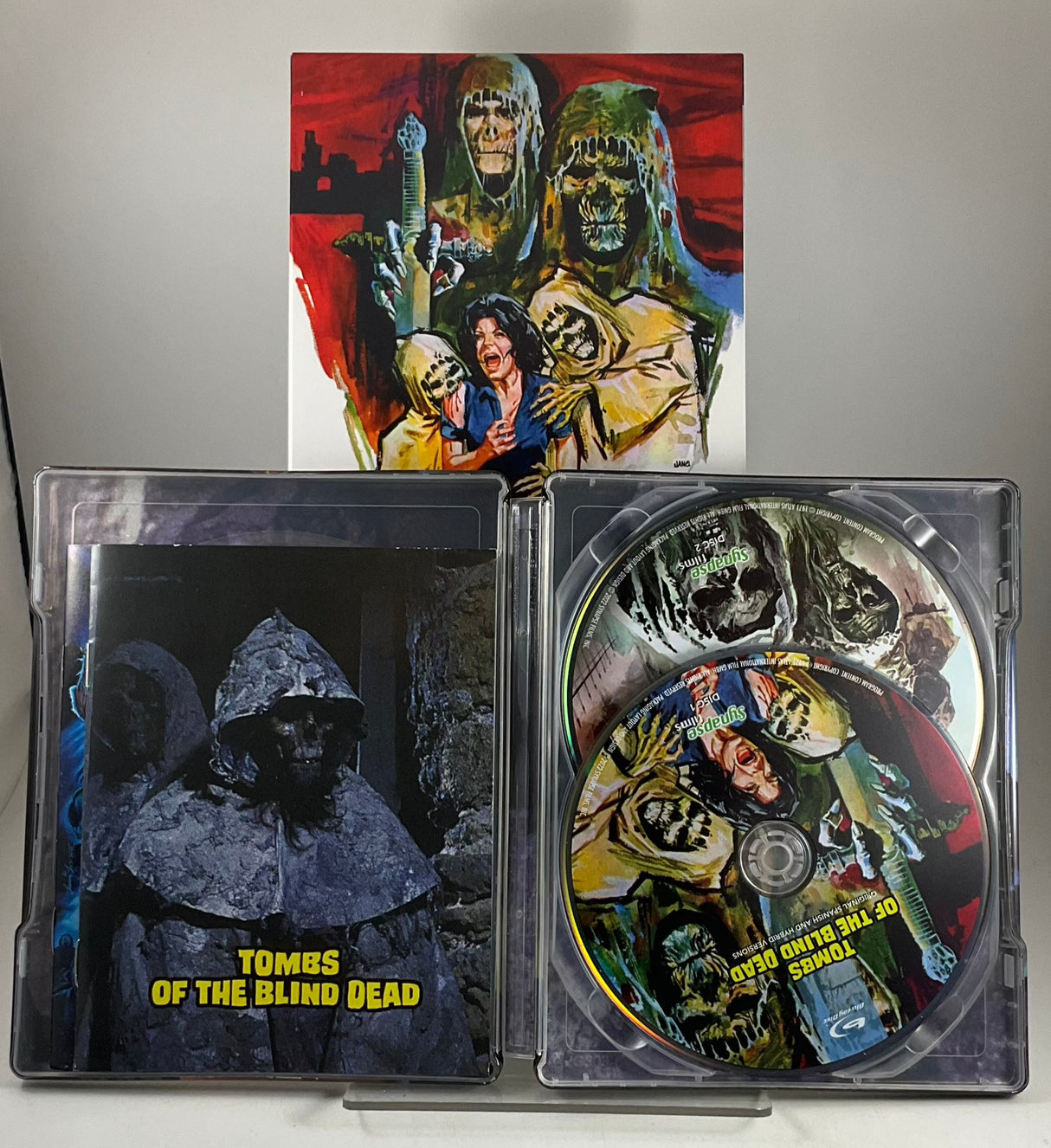 Tombs Of The Blind Dead (3 Disc Limited Edition Steelbook + Slipcover) USED