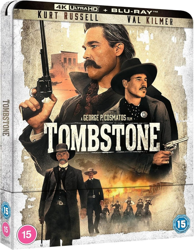Tombstone (UK 4K UHD, Limited Edition Steelbook, Region Free) - New 4K UHD