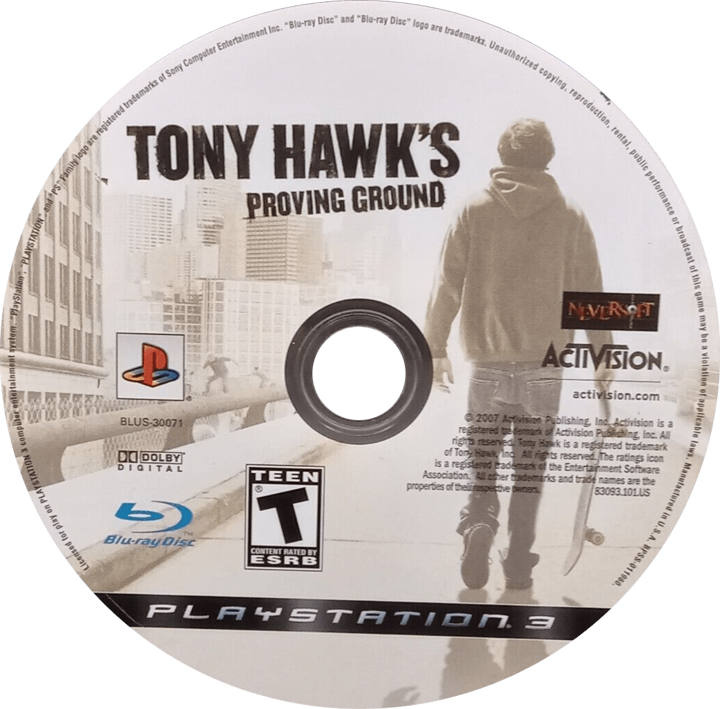 Tony Hawk Proving Ground Playstation 3 LOOSE - Video Games - Playstation 3