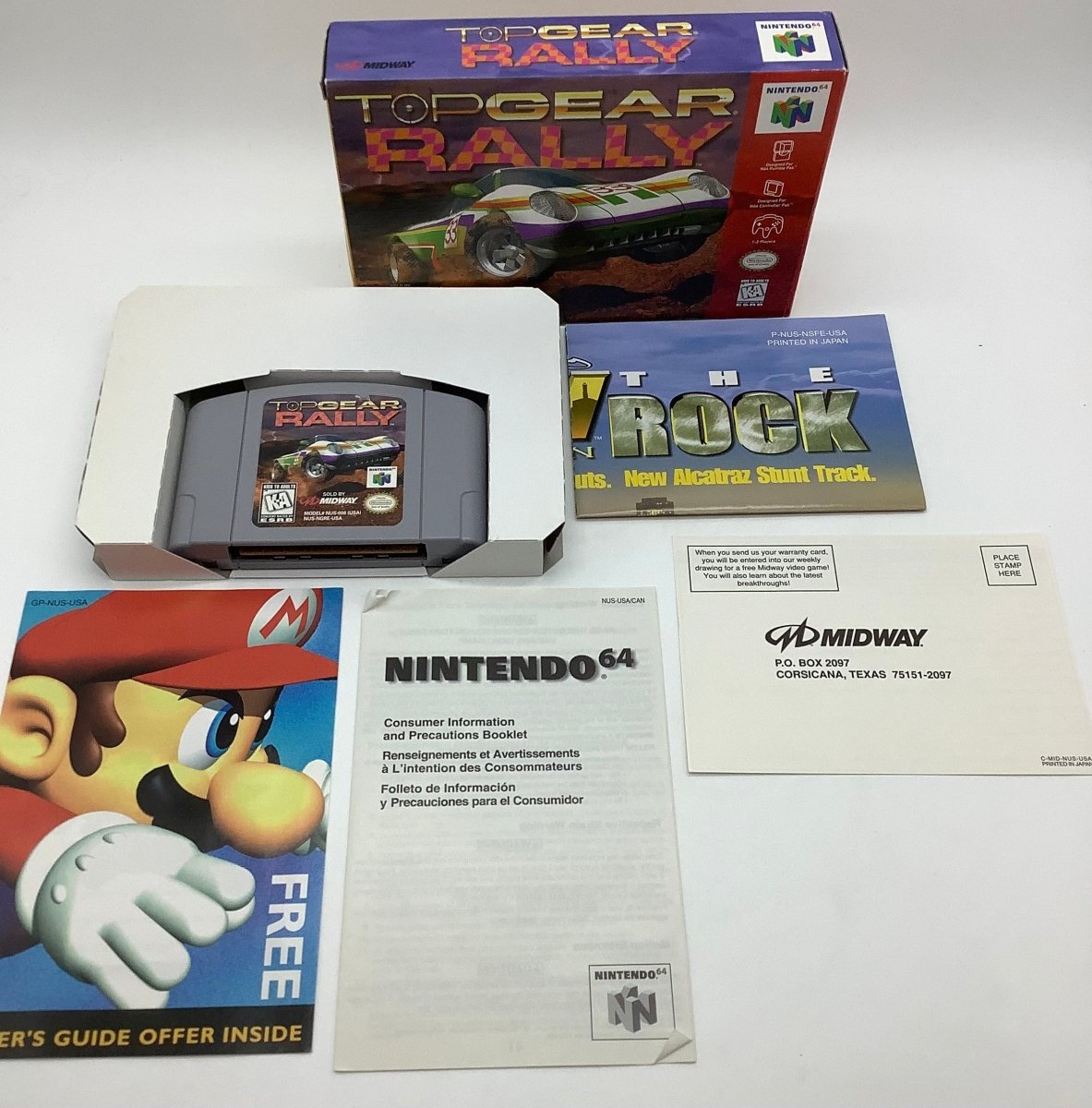 Top Gear Rally [NO MANUAL] Nintendo 64 USED - Video Games - Nintendo 64