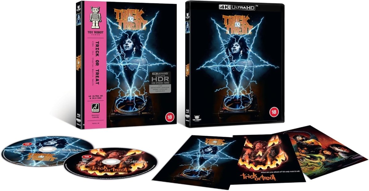 Trick or Treat (1986) (4K UHD, Toy Robot UK, Region Free/B)