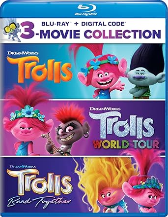 Trolls: 3 - Movie Collection USED - Used Blu - Ray