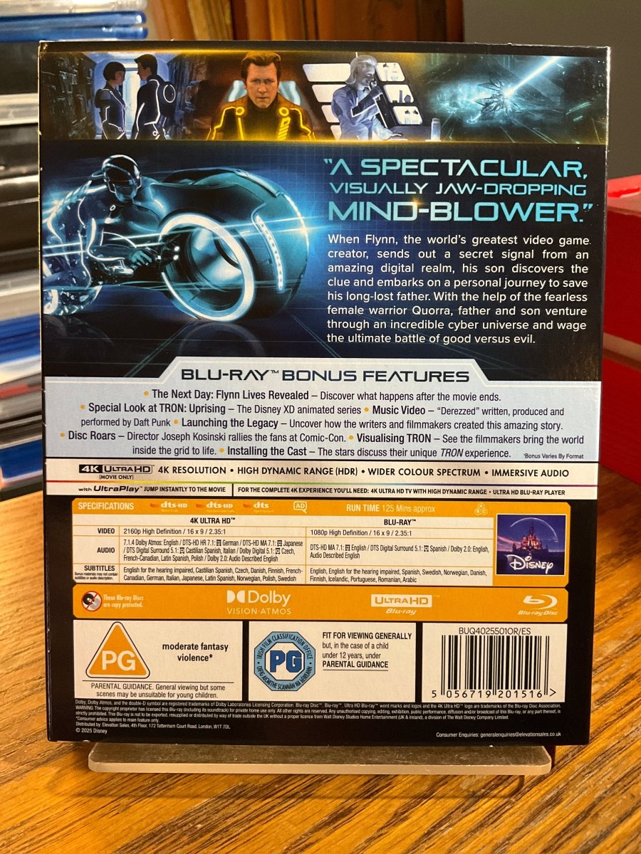 Tron Legacy (4K UHD, Region Free/B) w/SLIP USED
