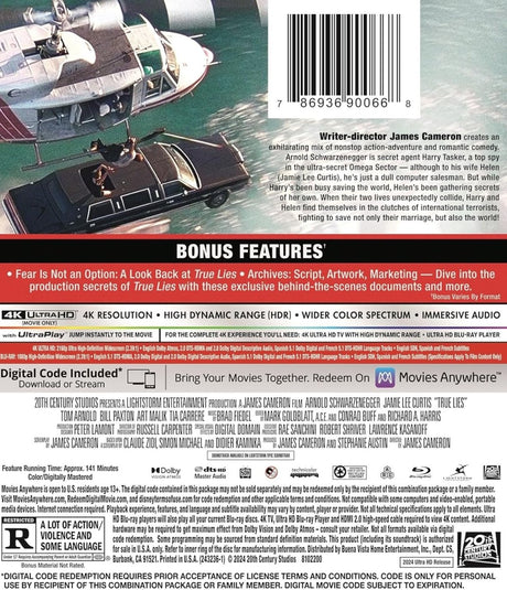 True Lies (4K UHD) w/SLIP