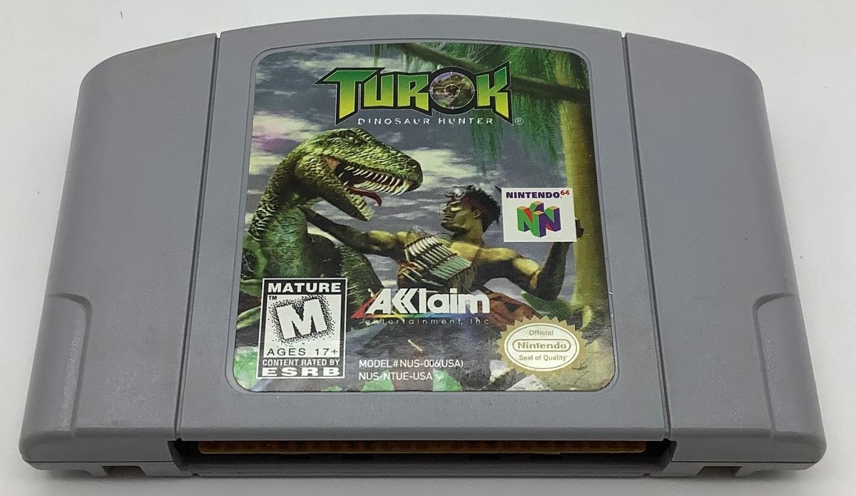 Turok Dinosaur Hunter [NO MANUAL] Nintendo 64 USED - Video Games - Nintendo 64