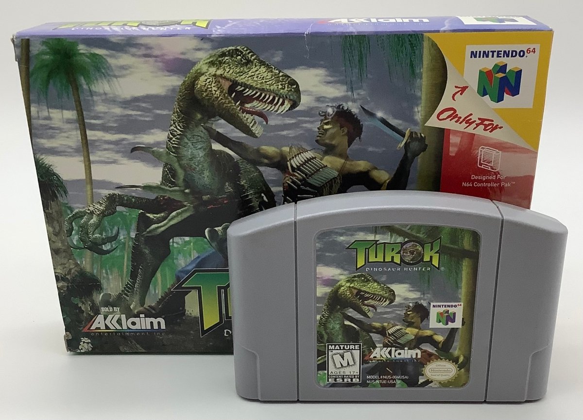 Turok N64 Cartridge Trader Games TUROK RAGE WARS NINTENDO 64 (N64