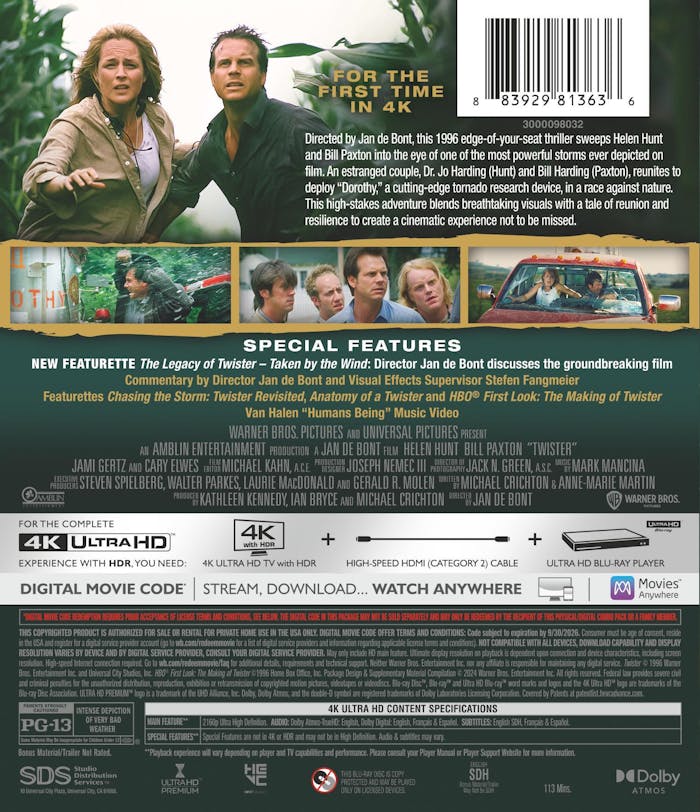 Twister (4K UHD) - New 4K UHD