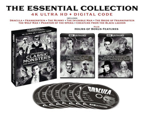 Universal Classic Monsters 8 - Movie Collection (4K UHD) - New 4K UHD