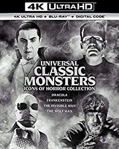 Universal Classic Monsters: Icons of Horror Collection 4K UHD W/SLIP USED - Used 4K UHD