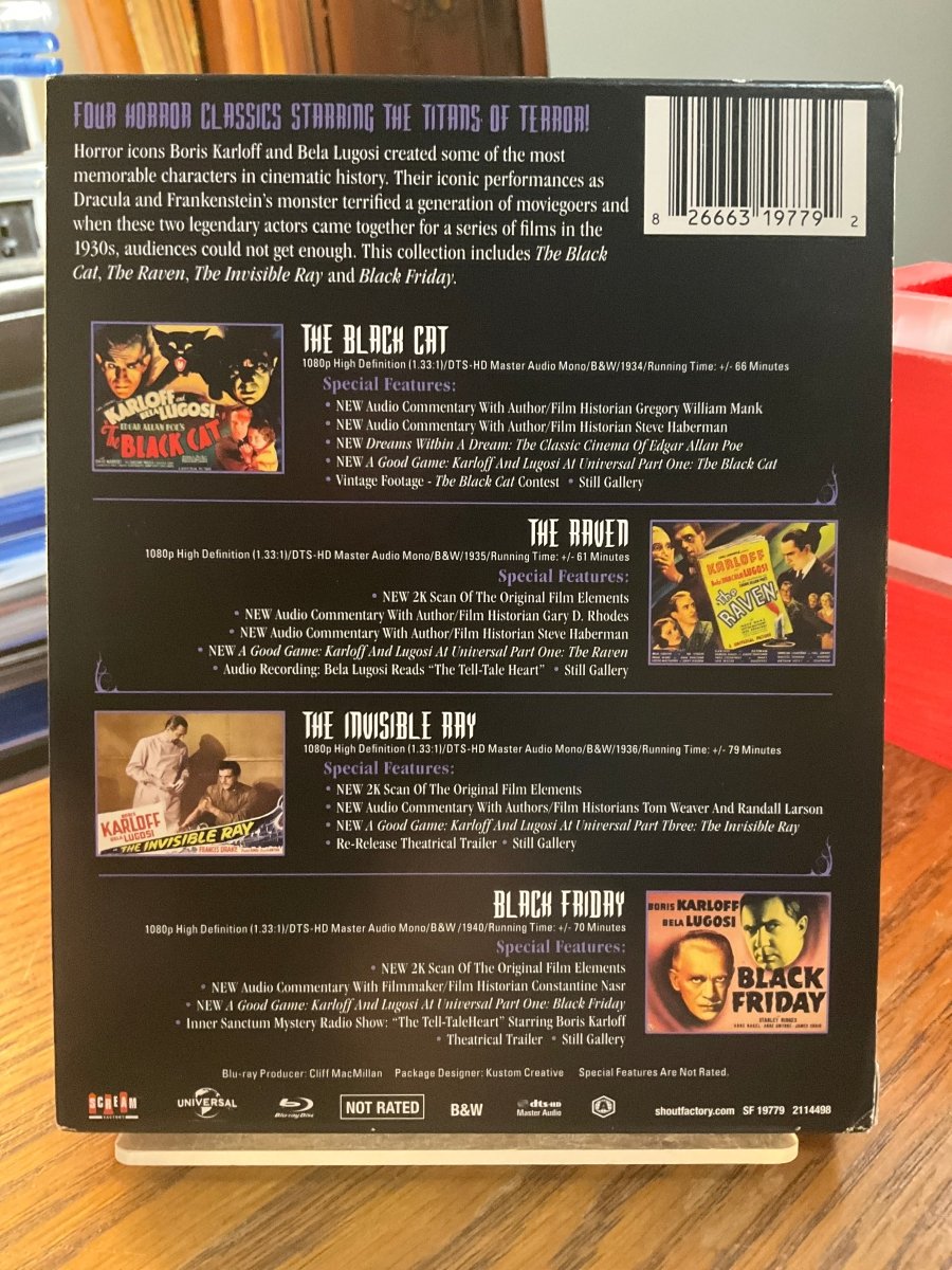 Universal Horror Collection Volume 1 USED