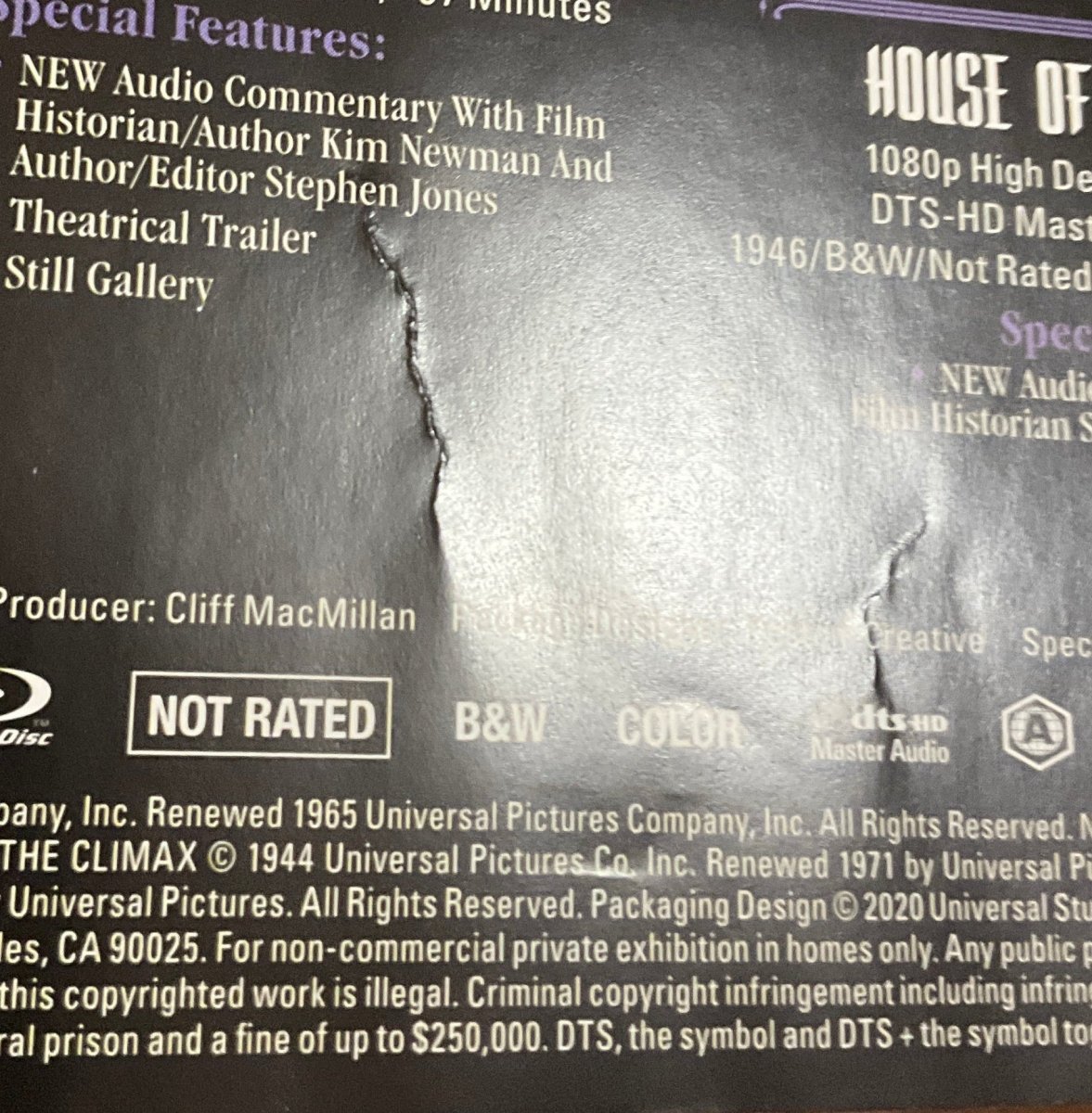 Universal Horror Collection Volume 4 USED