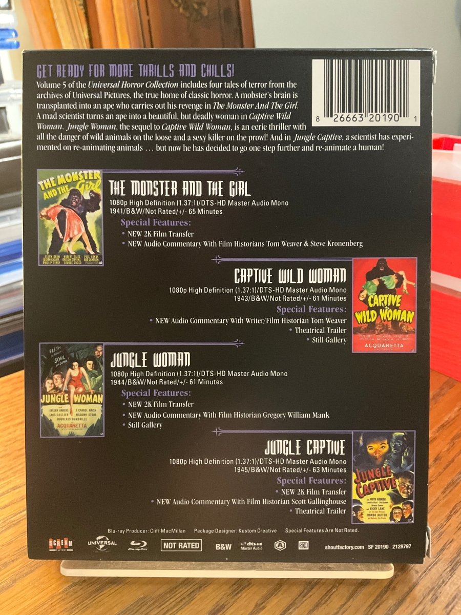 Universal Horror Collection Volume 5 USED