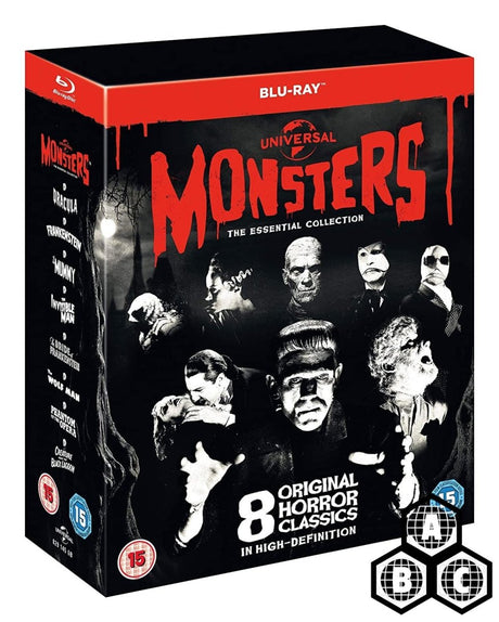 Universal Monsters: The Essential Collection (Region Free) - New Blu - Ray