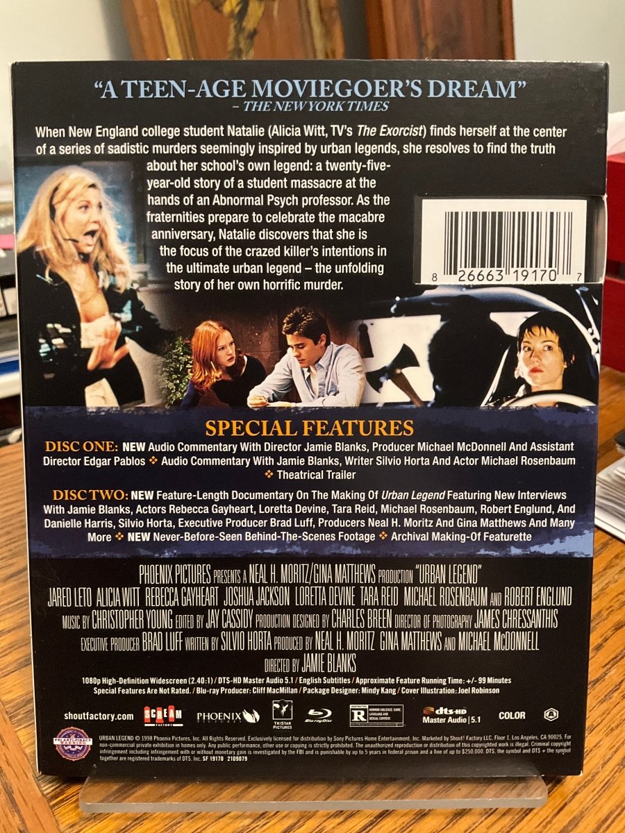 Urban Legend W/SLIP USED