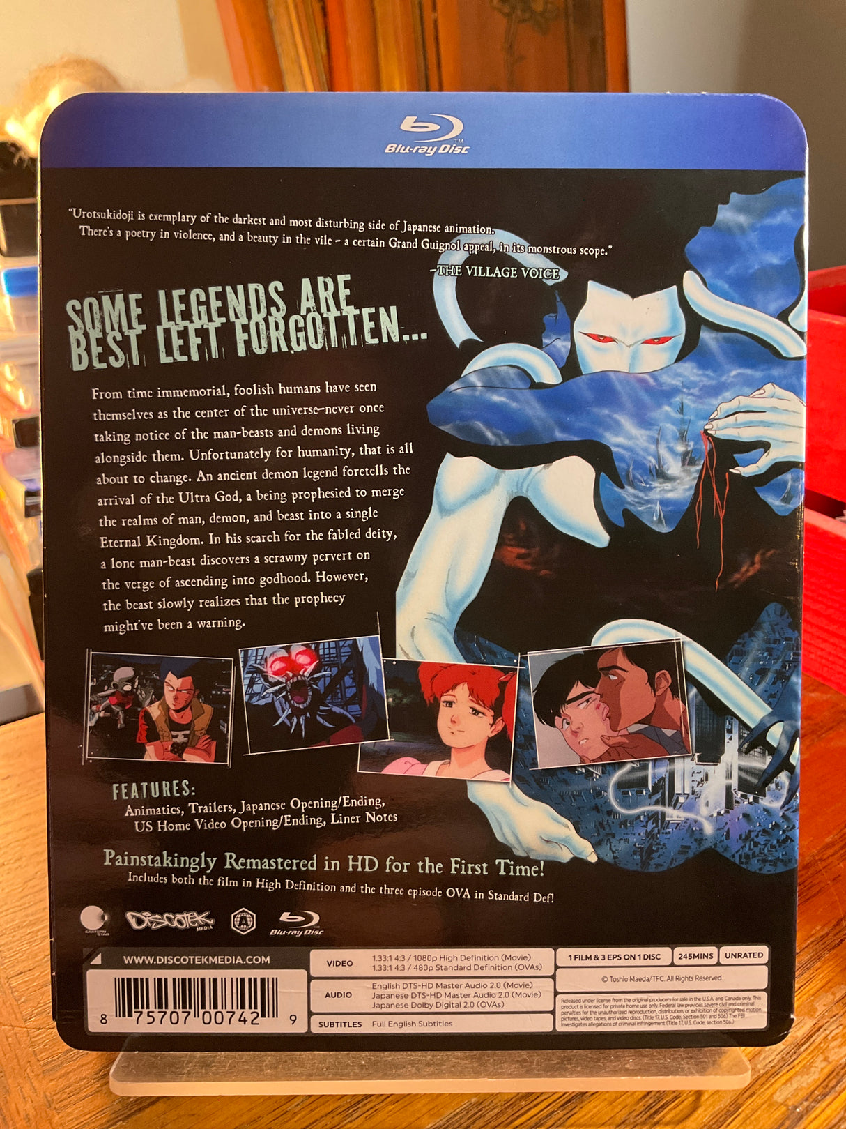 Urotsukidoji : Legend of the Overfiend w/SLIP USED