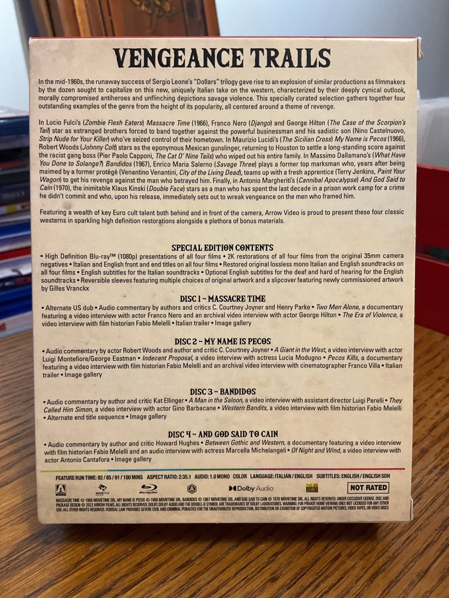 Vengeance Trails: Four Western Classics (Standard Edition) USED