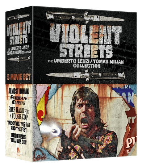Violent Streets: The Umberto Lenzi/Tomas Milian Collection *See Note / Photos* DAMAGED - New Blu - Ray