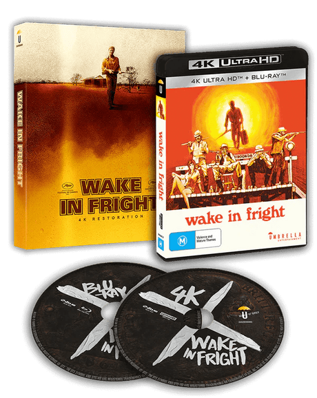 Wake in Fright (4K UHD, Region Free) w/SLIP - New 4K UHD