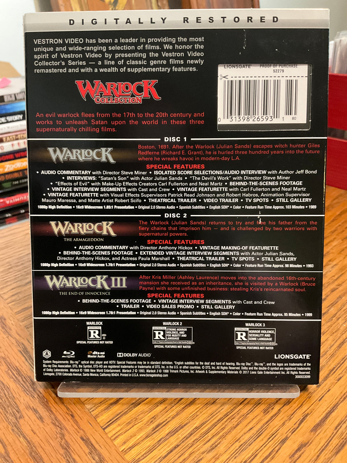 Warlock Collection w/SLIP USED