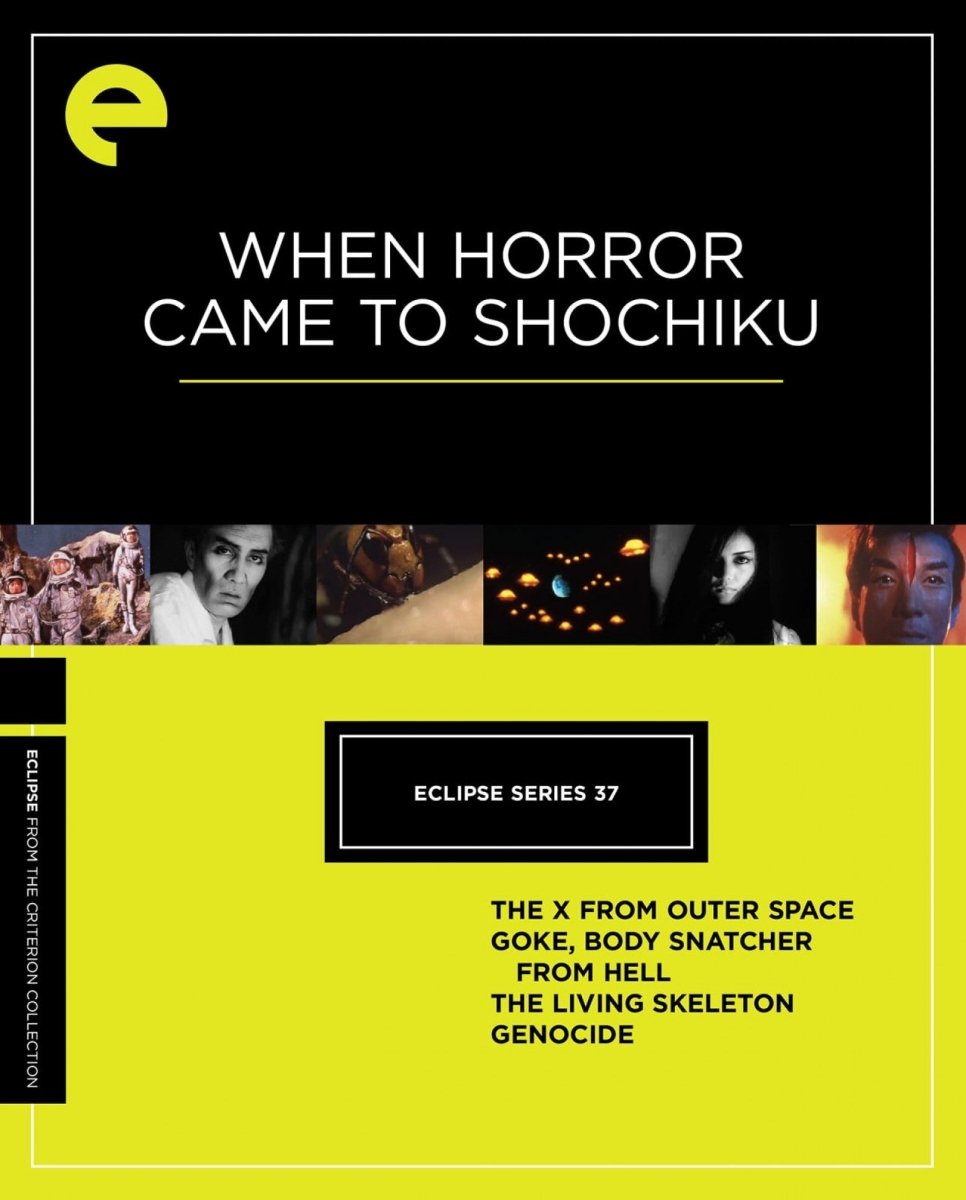 When Horror Came to Shochiku (Eclipse #37, DVD)