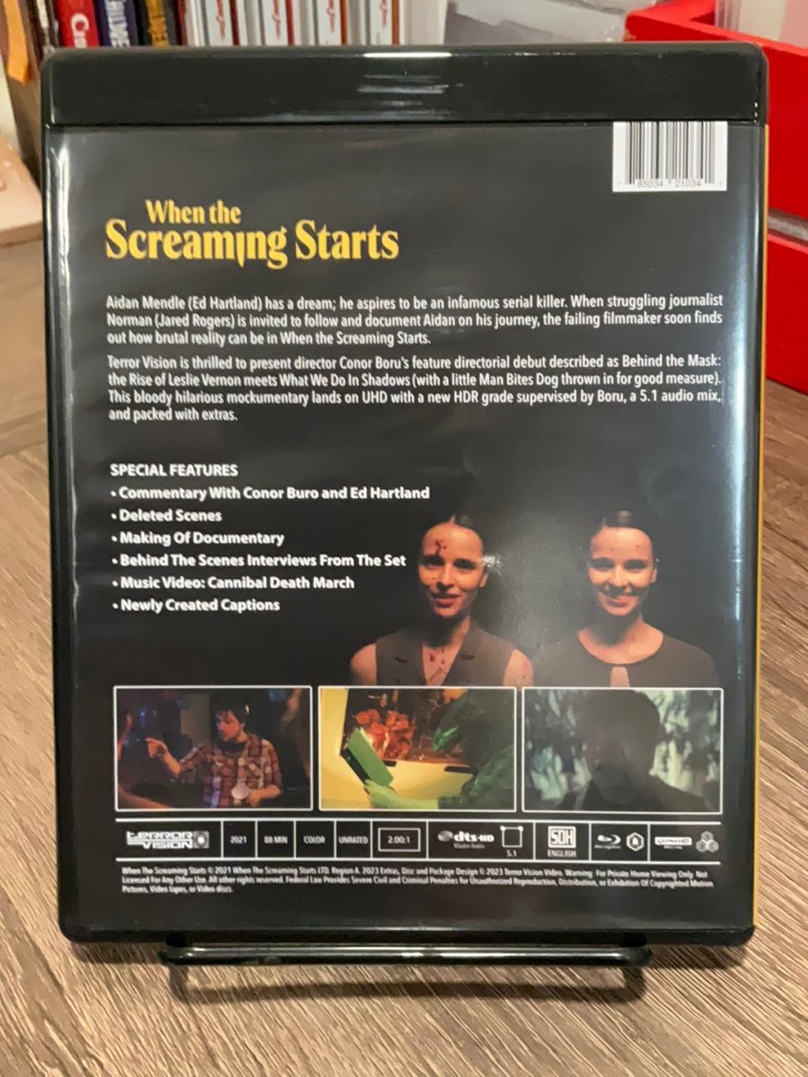 When the Screaming Starts (2021) 4K UHD W/SLIP USED