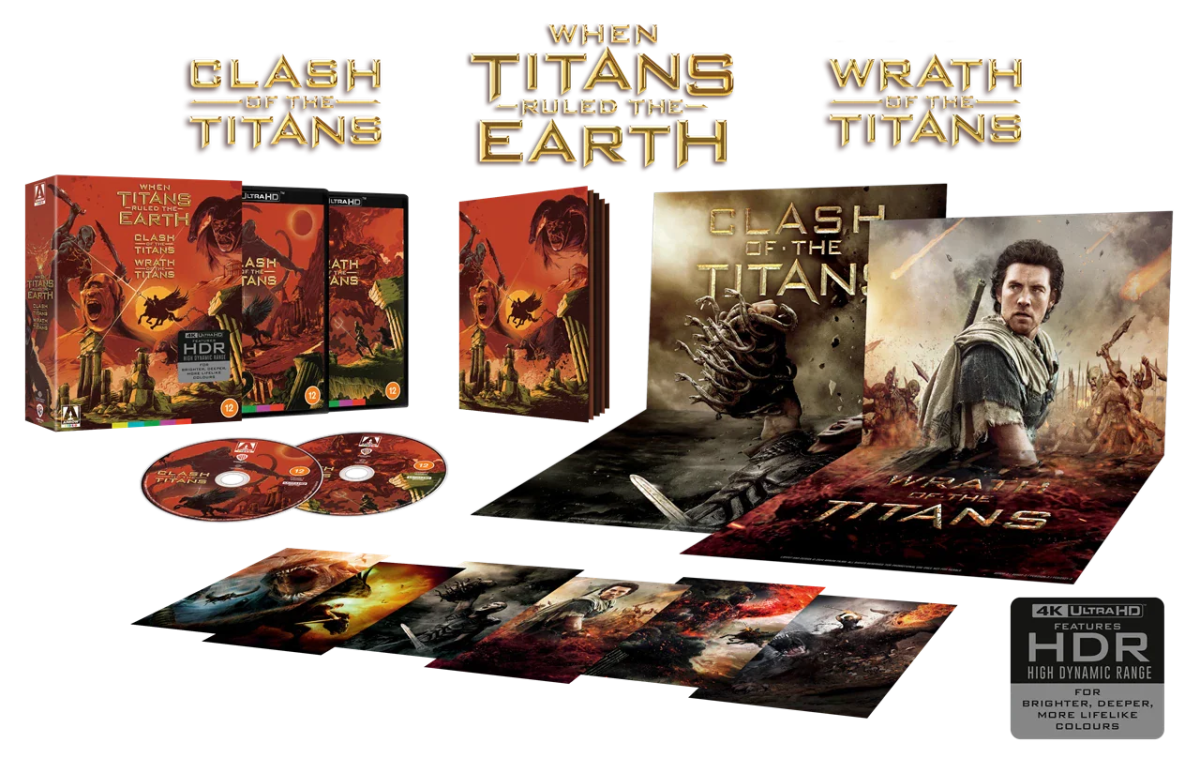 When Titans Ruled The Earth: Clash Of The Titans & Wrath Of The Titans (4K UHD, UK Limited Edition, Region Free) - New 4K UHD