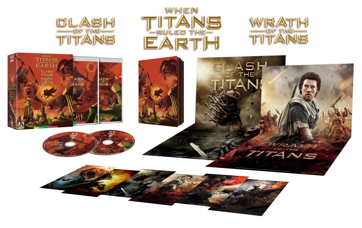When Titans Ruled The Earth: Clash Of The Titans & Wrath Of The Titans (Blu - Ray, Limited Edition) - New Blu - Ray