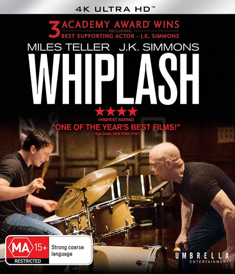 Whiplash (4K UHD, Region Free) - New 4K UHD