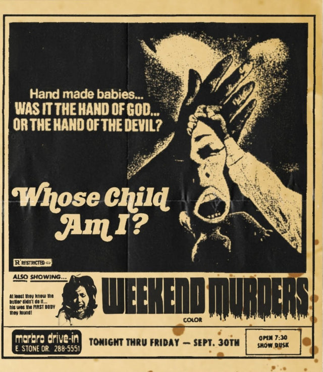 Whose Child Am I? + Weekend Murders (Drive-in Double Feature #18) w/SLIP